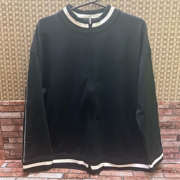 Lauren Ralph Lauren Sweatshirt full zip black 2X - Picture 2 of 9